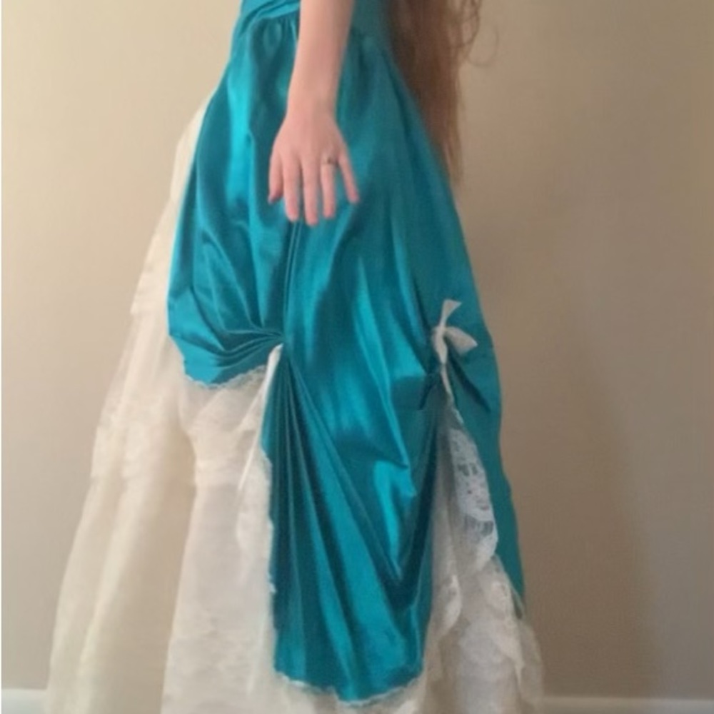 Zum Zum Vintage 80s Ballgown Size 9-10 - Picture 4 of 16